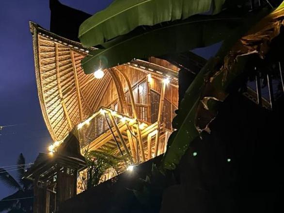 Vila Danaswari Bali Bamboo House Selat Exteriér fotografie